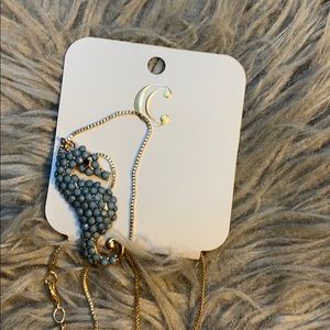 Charming Charlie seahorse necklace